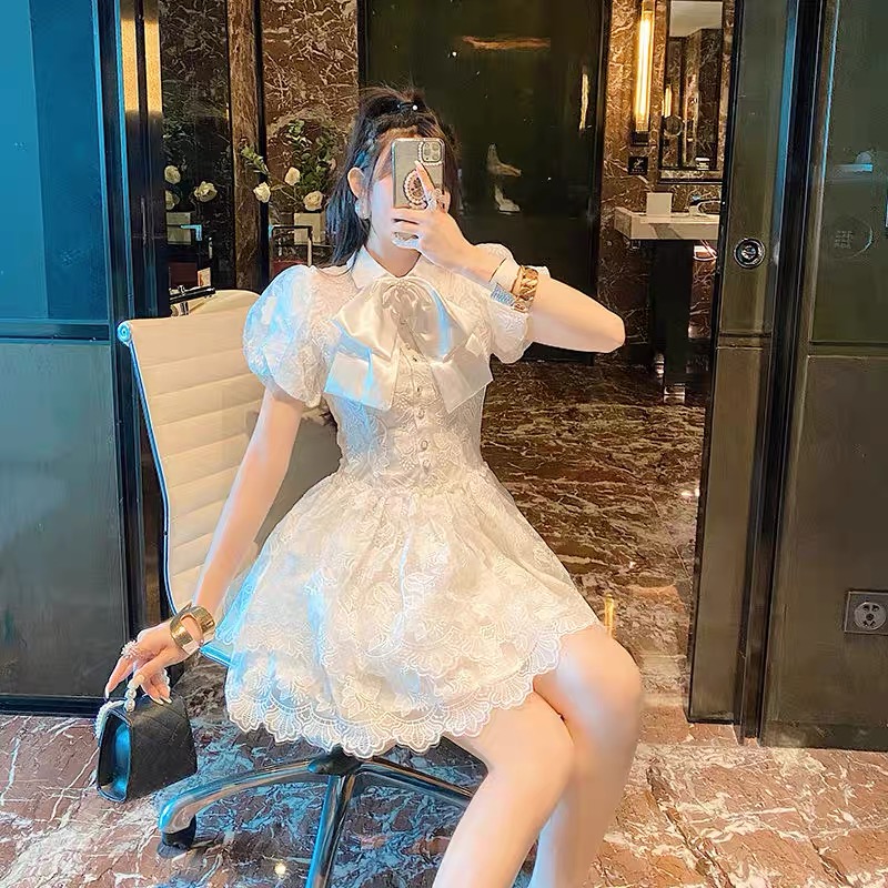 Princess treatment  mini lace dress FD90 images